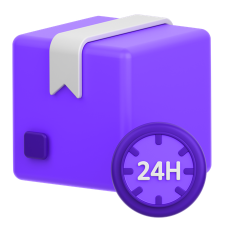 24 H Service  3D Icon