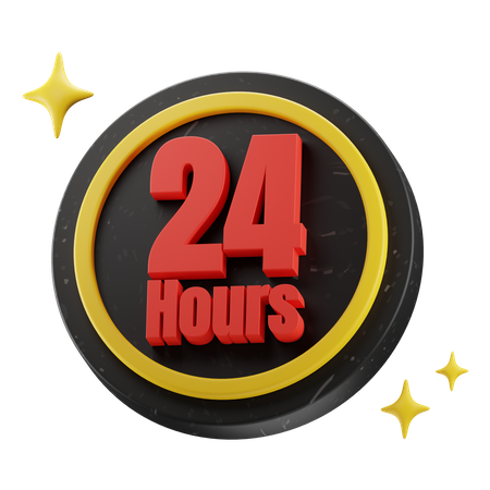 Standby 24/7 sign day/night services button symbol. 24 hour service logo  vector icon Stock Vector Image & Art - Alamy
