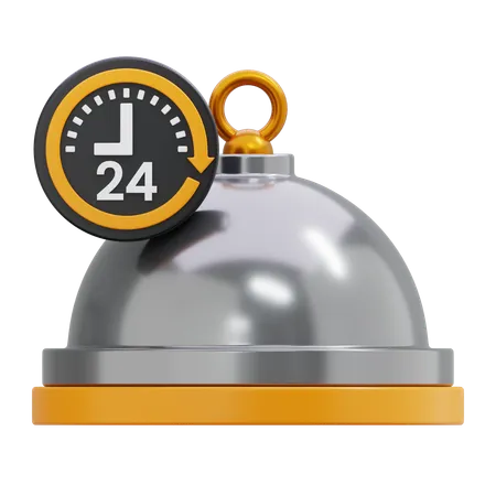 24 hours delivery  3D Icon