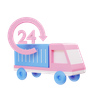 3d shipment vehicle logo