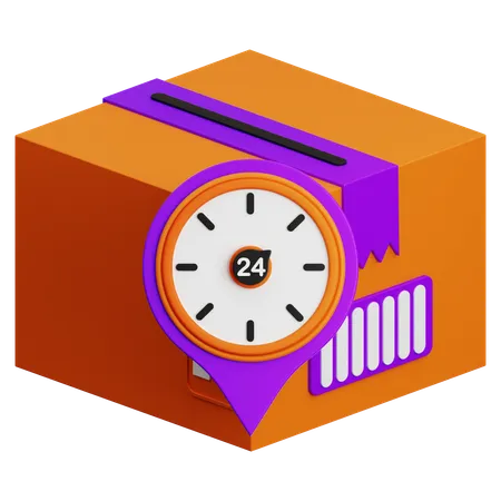 24 HOURS DELIVERY SERVICES  3D Icon