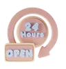 24 Hours Shop Open