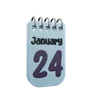 24 January Calender