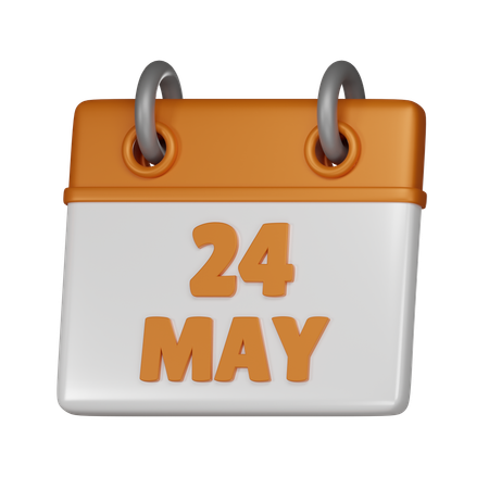 24 May  3D Icon