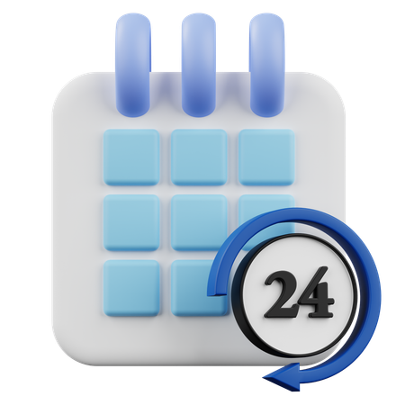 24 Il nostro calendario  3D Icon