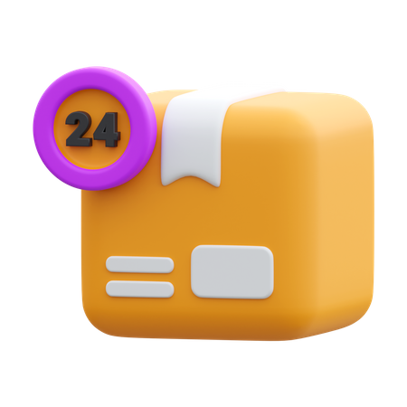 24 Stunden Lieferung  3D Icon