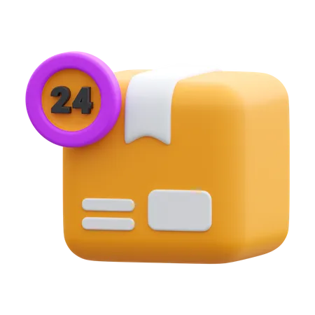 24 Stunden Lieferung  3D Icon