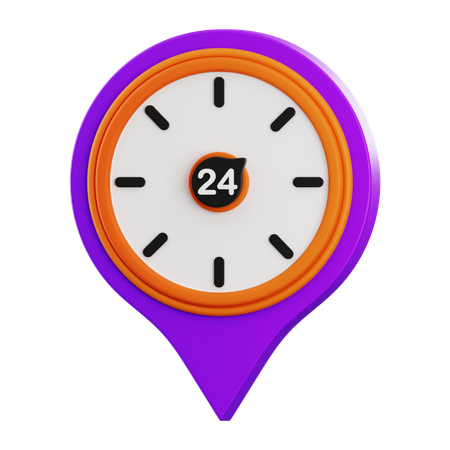 24-STUNDEN-SERVICE  3D Icon