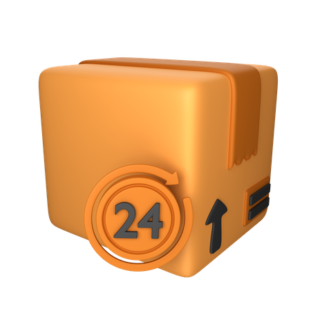 24 Stunden Service  3D Icon