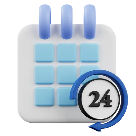 24 Unser Kalender  3D Icon