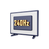 240hz refresh rate 3d logos