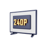 240p 3d logo