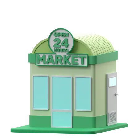 24H Shop  3D Icon