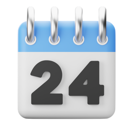 24th-twenty-fourth  3D Icon