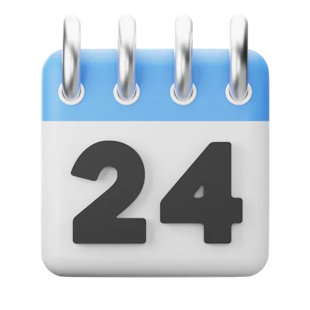 24th-twenty-fourth  3D Icon