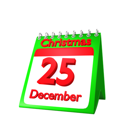 25 de dezembro  3D Icon