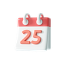 3d 25 december logo