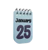25 January Calender