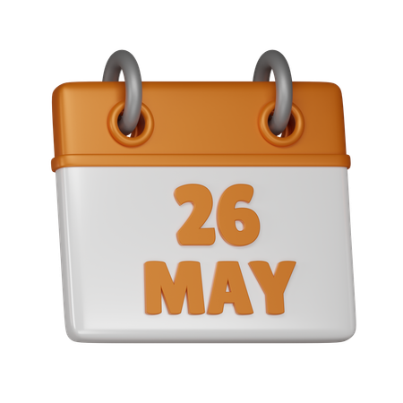 25 mayo  3D Icon