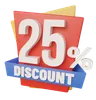 25 Percent Discount