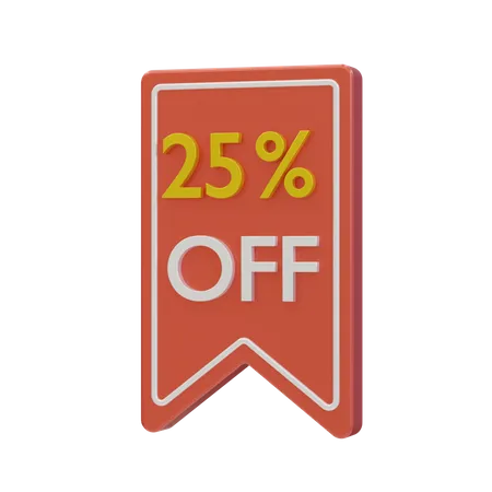 Percent Discount 3 D Icon 3D Icon