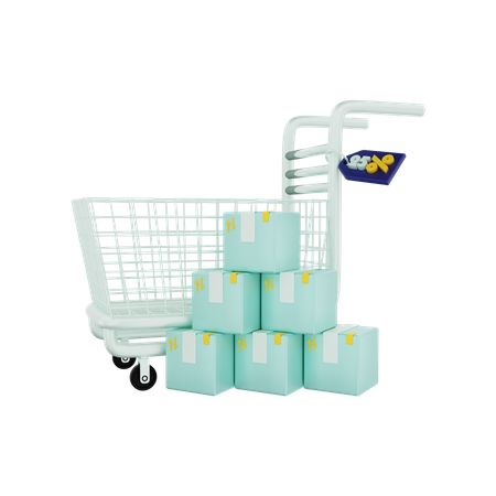 25 por ciento de descuento en compras  3D Illustration