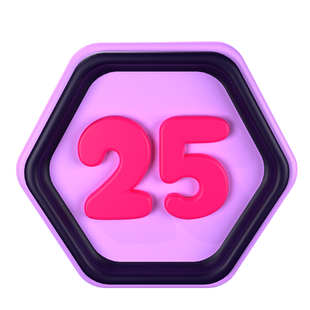 25 vitesses  3D Icon