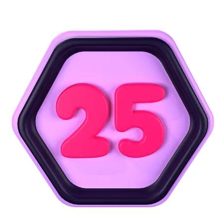 25 vitesses  3D Icon