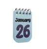 26 January Calender