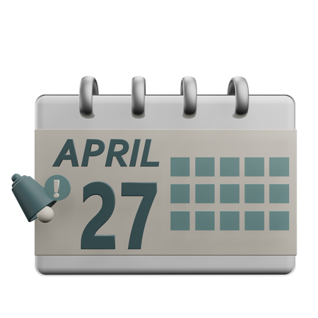 27 april  3D Icon