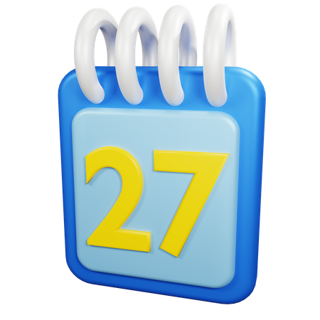 27 data  3D Icon