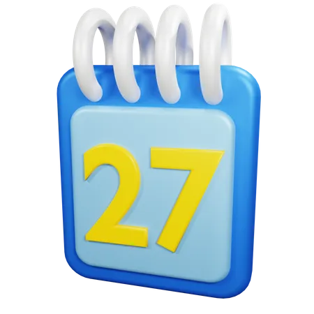 27 data  3D Icon