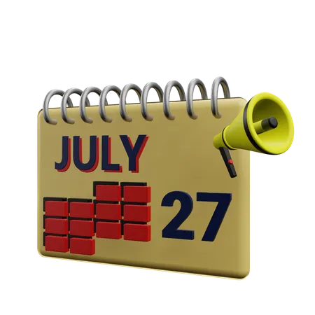 27 july  3D Icon