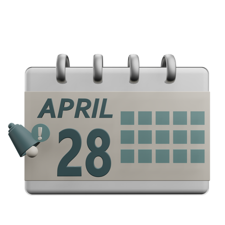 28 april  3D Icon