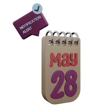 28 mayo  3D Icon