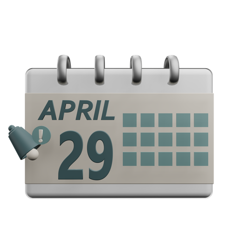 29 april  3D Icon