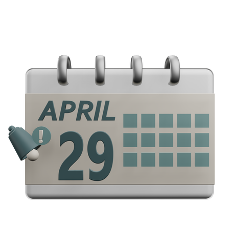 29 april  3D Icon