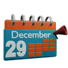 29 december 3d logo