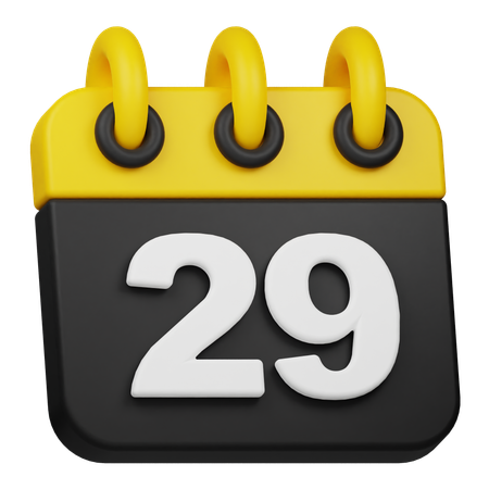 29. November  3D Icon