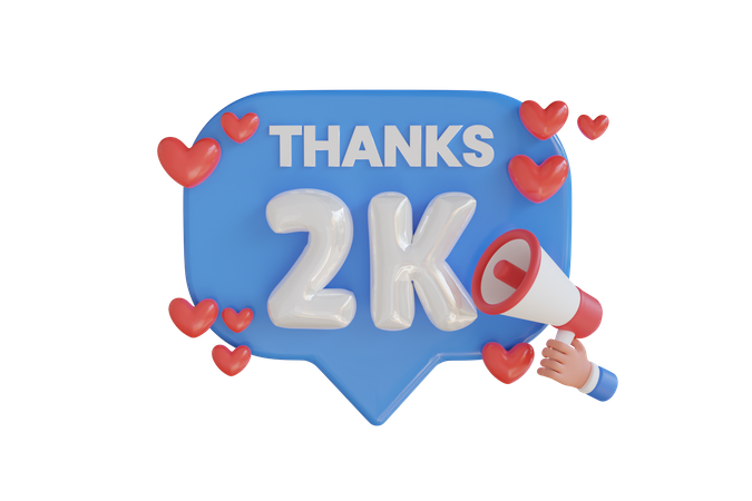 2k  3D Icon