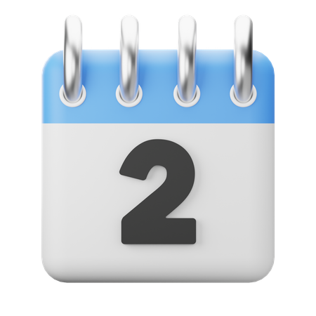 2nd-Second  3D Icon