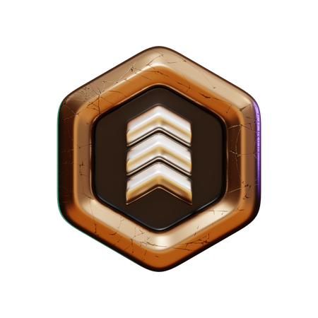 3番目のレベル  3D Icon