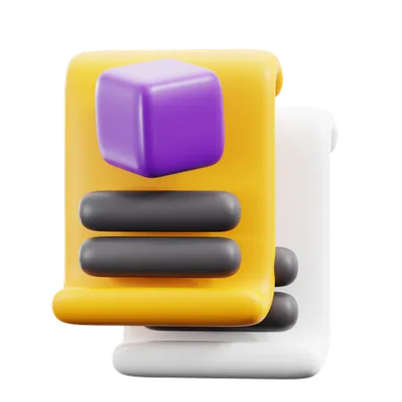 Arquivo 3D  3D Icon