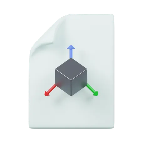 Arquivos 3D  3D Icon