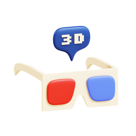 3D-Brille  3D Icon