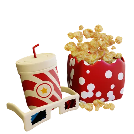 3 D Cinema  3D Illustration