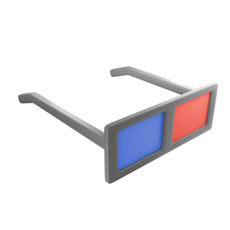 3 D Cinema Glasses  3D Icon