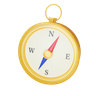 3d compass symbol