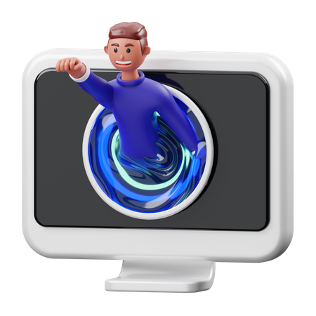 3 D Computer  3D Illustration