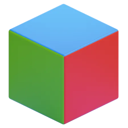 3d 큐브  3D Icon